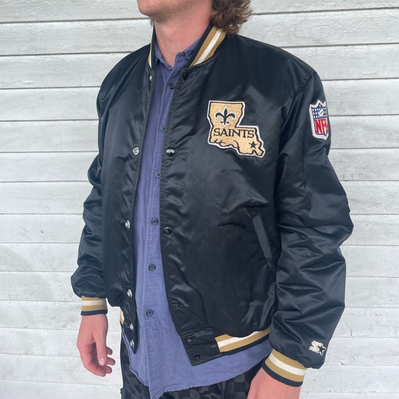 Vintage 1980s New Orleans Saints starter jacket - Picture 1 of 10